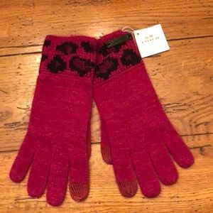 ππ 60% OFF SALE ππCOACH Ocelot Touch GLOVES